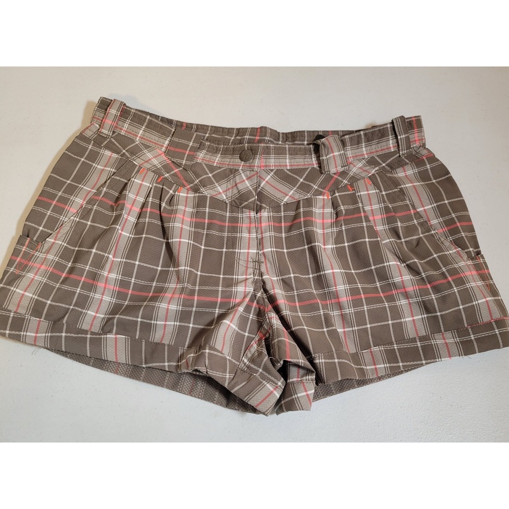 Jack Wolfskin Youth Shorts EU‎ L (164/170) US 14 Girls Plaid NWT Outdoors 0713
